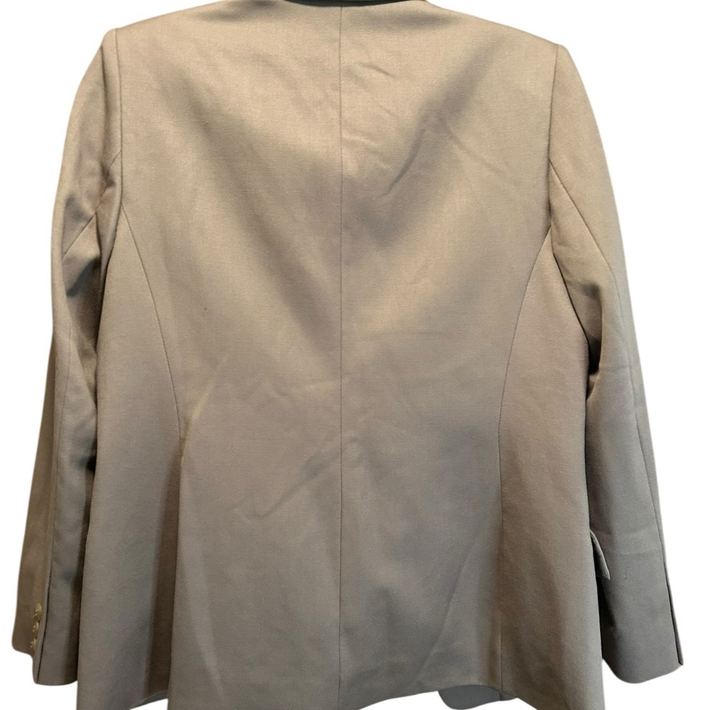 Pendleton 100% Virgin Wool Blazer Tan Career Jacket Lined Classic Women’s 12P - Picture 2 of 9